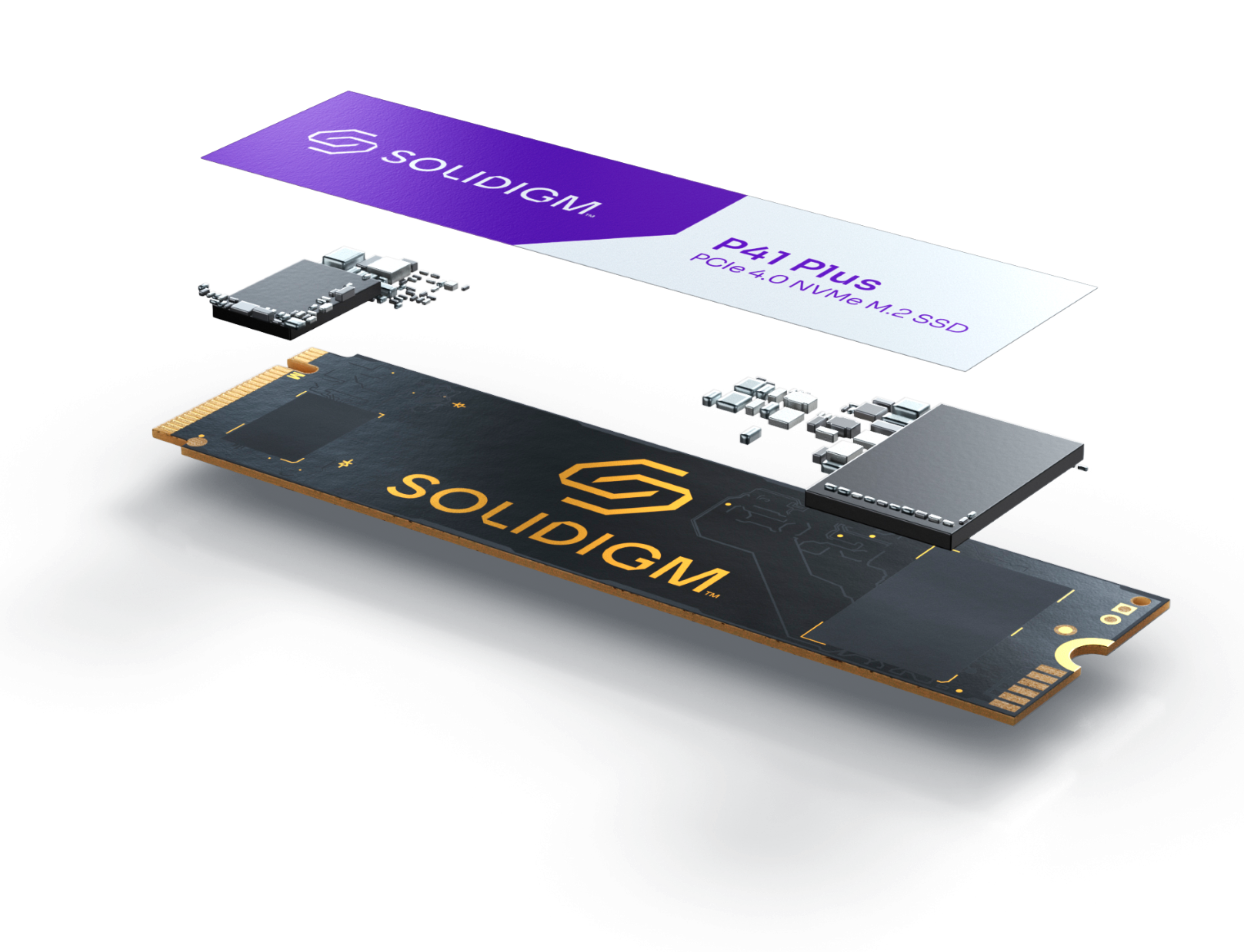 Solidigm P41 Plus Series 512GB, M.2 80mm PCIe x4, 3D4, QLC Internal ...